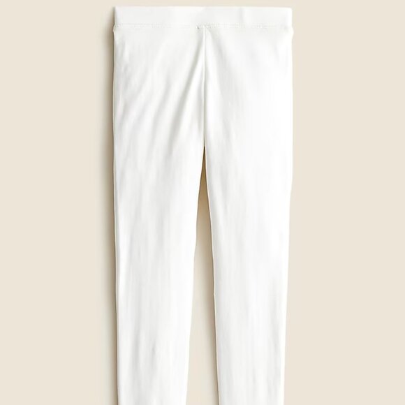 J Crew Girls' everyday leggings Size 12 White - Picture 2 of 6